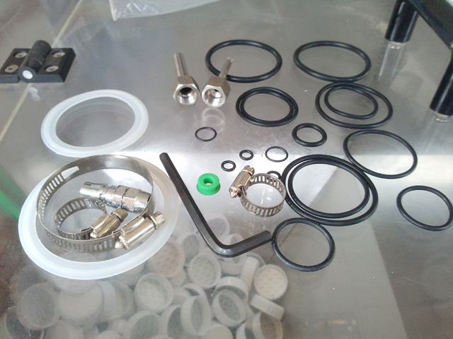 Spare parts for horizontal filling machine: